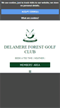Mobile Screenshot of delameregolf.co.uk