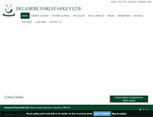 Tablet Screenshot of delameregolf.co.uk